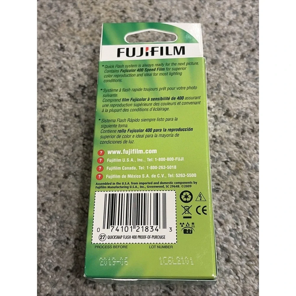 Fujifilm Quicksnap Smart Flash 35mm Single Use Film Camera
